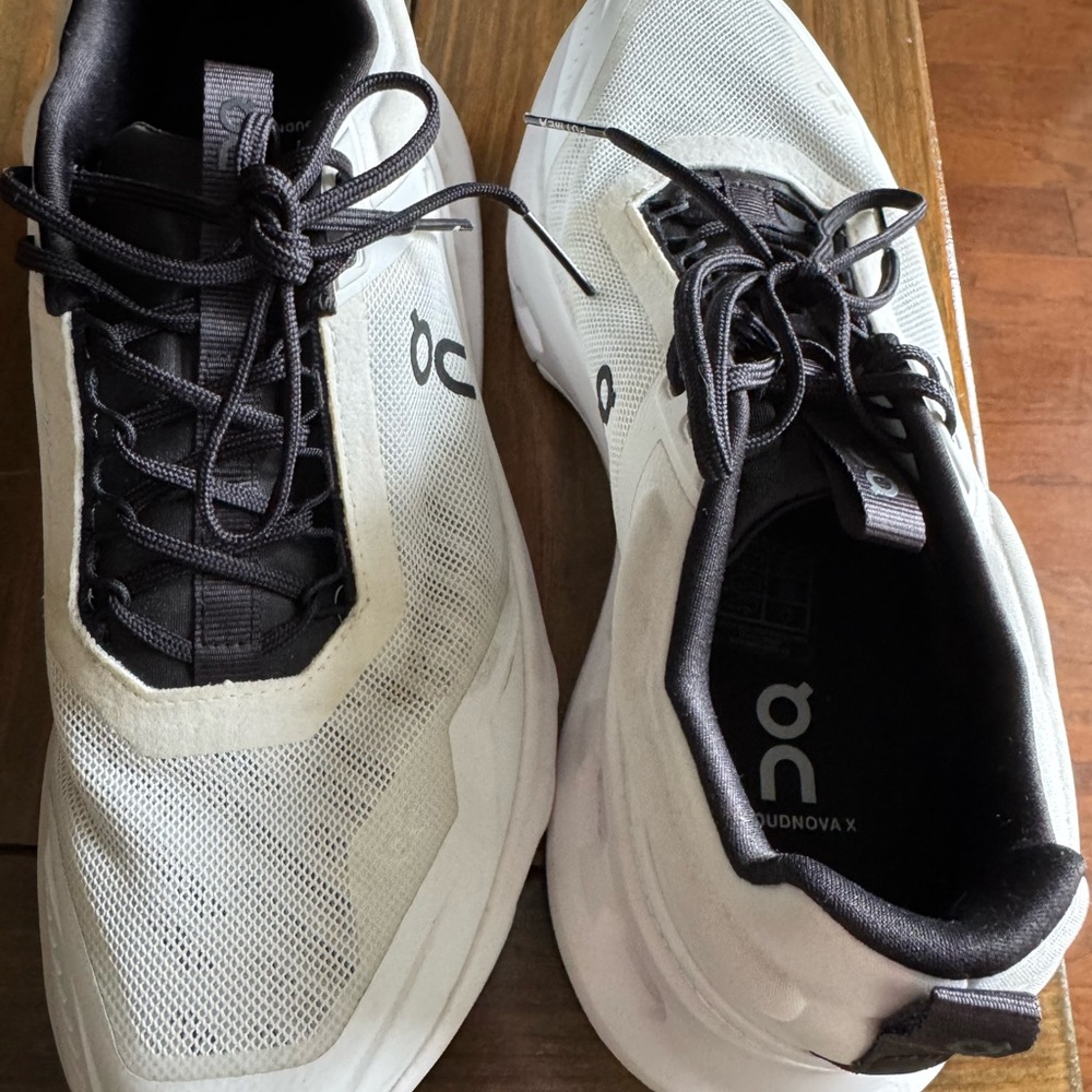 On Running Women’s Black and White Athletic Shoes